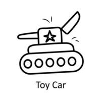 giocattolo auto vettore schema icona design illustrazione. giocattoli simbolo su bianca sfondo eps 10 file