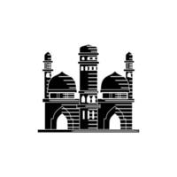 modello di progettazione illustrazione moschea vettore