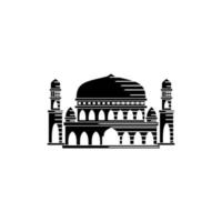 modello di progettazione illustrazione moschea vettore