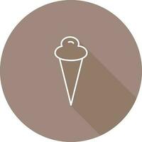 gelato cono vettore icona