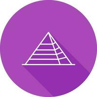 piramide vettore icona