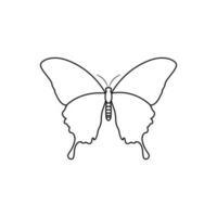 farfalla vettore icona. insetto illustrazione cartello. falena simbolo.