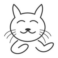gatto vettore illustrazione design