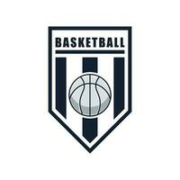 logo design pallacanestro, logo modello pallacanestro. vettore