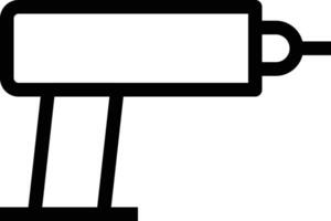 trapano illustrazione vettoriale su uno sfondo simboli di qualità premium. icone vettoriali per il concetto e la progettazione grafica.