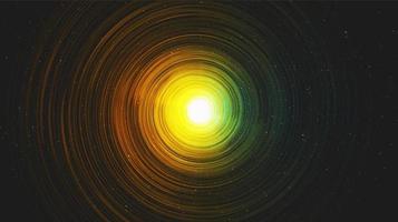 vettore iperspazio realistico spirale della Via Lattea su sfondo galassia