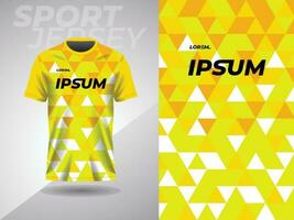 astratto gli sport giallo maglia calcio calcio da corsa gioco motocross Ciclismo in esecuzione vettore