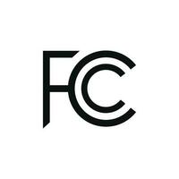 fcc marchio icona isolato su bianca sfondo vettore