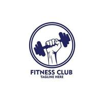 logo fitness Palestra vettore illustrazione