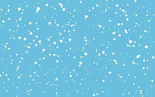 Natale neve. caduta i fiocchi di neve su blu sfondo. nevicata. vettore illustrazione