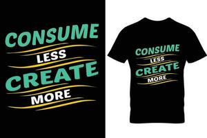 design t-shirt citazione tipografia motivazionale vettore