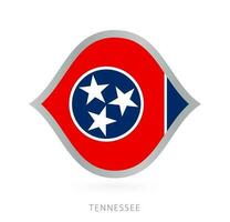 Tennessee nazionale squadra bandiera nel stile per internazionale pallacanestro gare. vettore