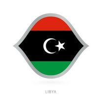 Libia nazionale squadra bandiera nel stile per internazionale pallacanestro gare. vettore