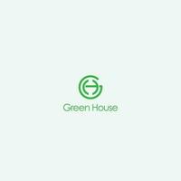 vettore logo casa verde