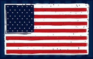 concetto di illustrazione della bandiera americana vettore