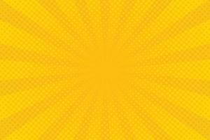 sfondo astratto giallo mezzitoni zoom comico vettore