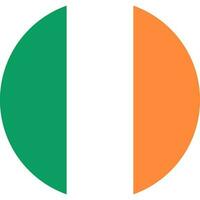 il giro irlandesi bandiera di Irlanda vettore