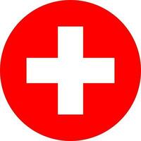 il giro svizzero bandiera di Svizzera vettore