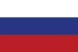 bandiera di Russia. russo bandiera vettore