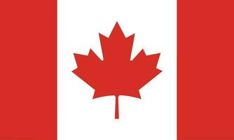 Canada bandiera. bandiera di Canada vettore