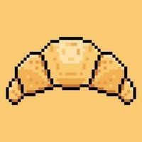 brioche, pane, torta, cibo, forno icona pixel arte stile. vettore icona design pixel arte. illustrazione pixel arte