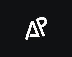 creativo lettera ap logo design vettore modello