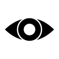 disegno dell'icona dell'occhio vettore