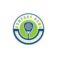 moderno tennis club, gli sport logo vettore