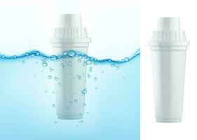 inverso osmosi filtro, fresco acqua purificazione vettore