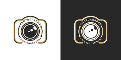 fotografia logo design con moderno concetto vettore