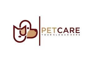 cane logo design. loghi può essere Usato per animale domestico cura, clinica e veterinario. vettore