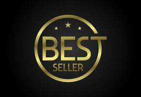 best seller icon design, best seller badge logo design template vector illustration