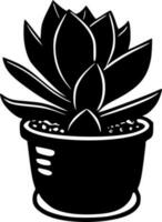 succulento - minimalista e piatto logo - vettore illustrazione