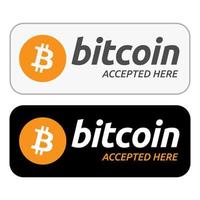 bitcoin accettato qui vettore