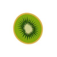 un' singolo vettore illustrazione di un' Kiwi frutta. Linee arte tropicale Kiwi frutta, scarabocchio