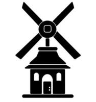 mulino a vento vettore icona sito web UX ui