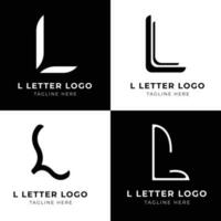 design del logo della lettera dell'alfabeto vettore