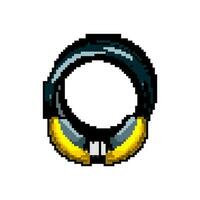 cavalcata bicicletta serratura gioco pixel arte vettore illustrazione