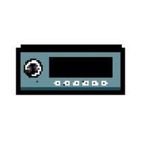 elettronico av ricevitore gioco pixel arte vettore illustrazione