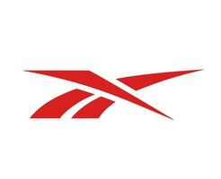 reebok logo marca Abiti rosso simbolo design icona astratto vettore illustrazione