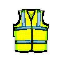 uniforme sicuro veste gioco pixel arte vettore illustrazione