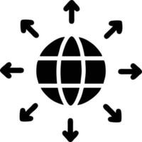 globo pianeta terra icona simbolo vettore Immagine