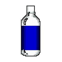 salutare aceto bottiglia gioco pixel arte vettore illustrazione