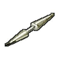 metallo penetrante squillare gioco pixel arte vettore illustrazione