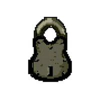 serratura lucchetto Vintage ▾ gioco pixel arte vettore illustrazione