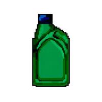 bottiglia il motore olio gioco pixel arte vettore illustrazione
