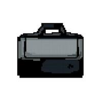 Astuccio il computer portatile Borsa gioco pixel arte vettore illustrazione