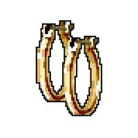 oro gioielleria lusso gioco pixel arte vettore illustrazione