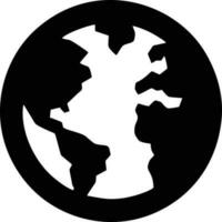 globo pianeta terra icona simbolo vettore Immagine