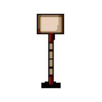mobilia pavimento lampada gioco pixel arte vettore illustrazione